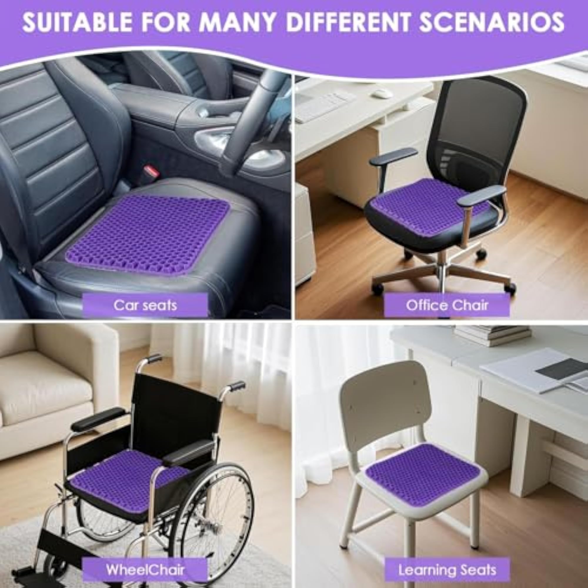 Egg Seater Cushion Silicone Rubber Soft Cushion Seat Pillow